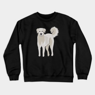 Akbash dog , cute puppy, great pyrenees, akbash dog australia, Crewneck Sweatshirt